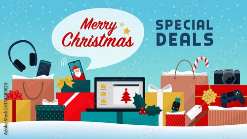 Christmas shopping electronics sale