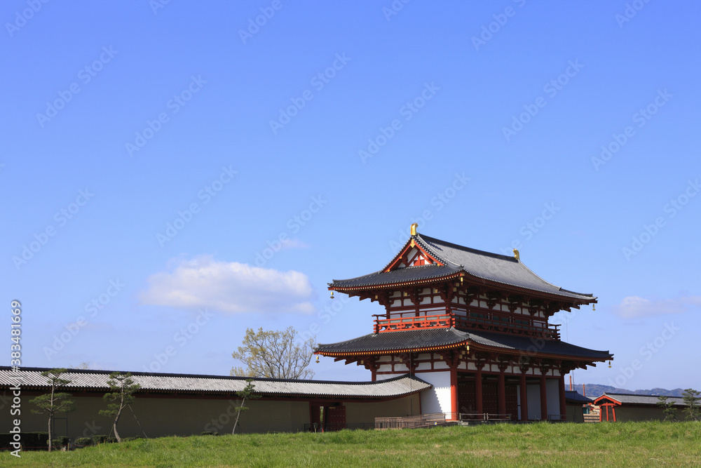 Obraz premium 奈良、平城京朱雀門