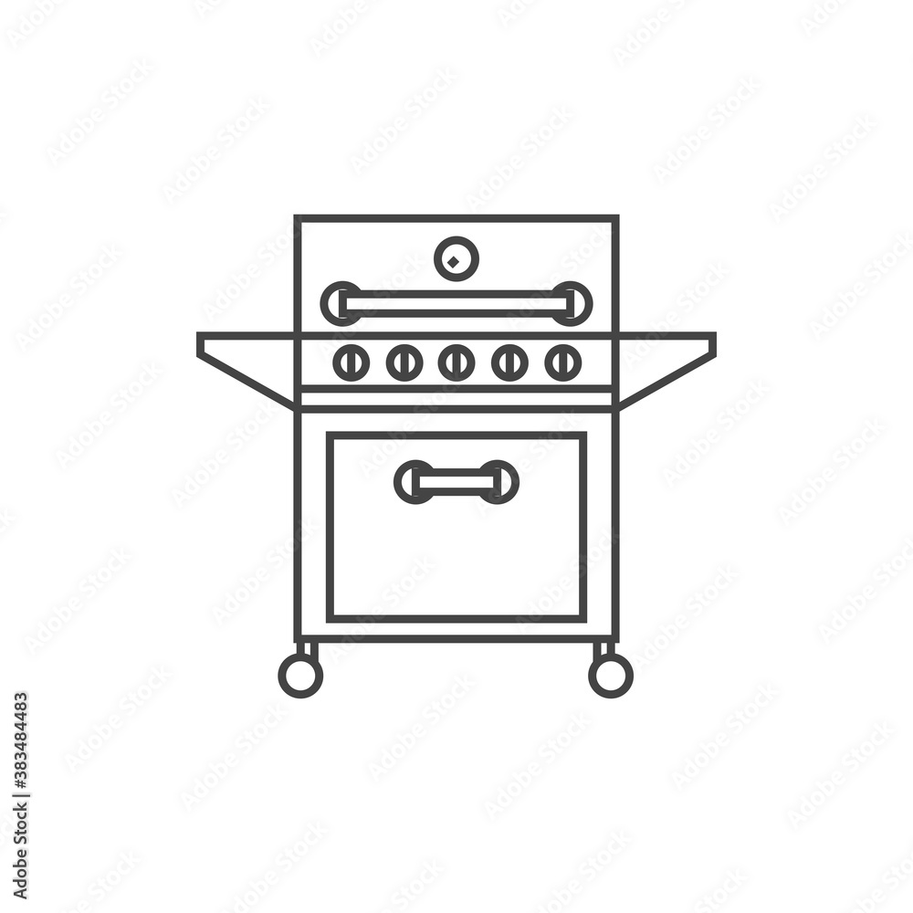 Oven icon. Kitchen equipment symbol modern, simple, vector, icon for website design, mobile app, ui. Vector Illustration Oven icon. Kitchen equipment symbol modern, simple, vector, icon for website design, mobile app, ui. Vector Illustration