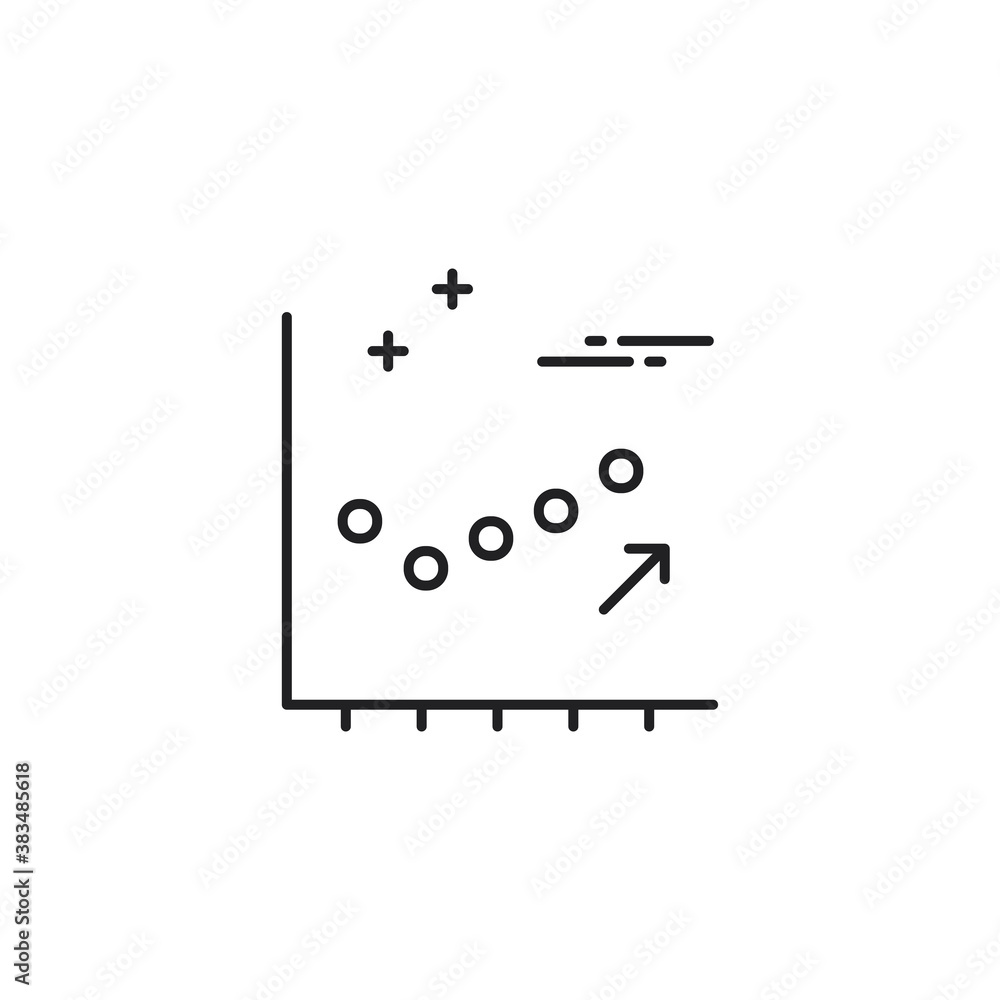 Statistics icon. Chart symbol modern, simple, vector, icon for website design, mobile app, ui. Vector Illustration Statistics icon. Chart symbol modern, simple, vector, icon for website design, mobile app, ui. Vector Illustration