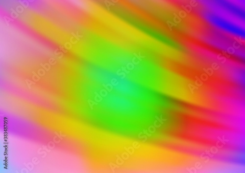 Wallpaper Mural Light Multicolor, Rainbow vector pattern with narrow lines. Torontodigital.ca