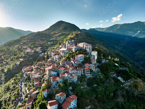 Konstfotografi The town of Triora in the italian region of Liguria.
