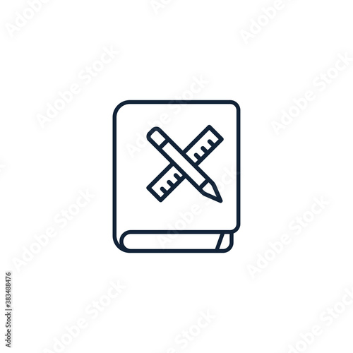 Brand guidelines icon. Vector Illustration