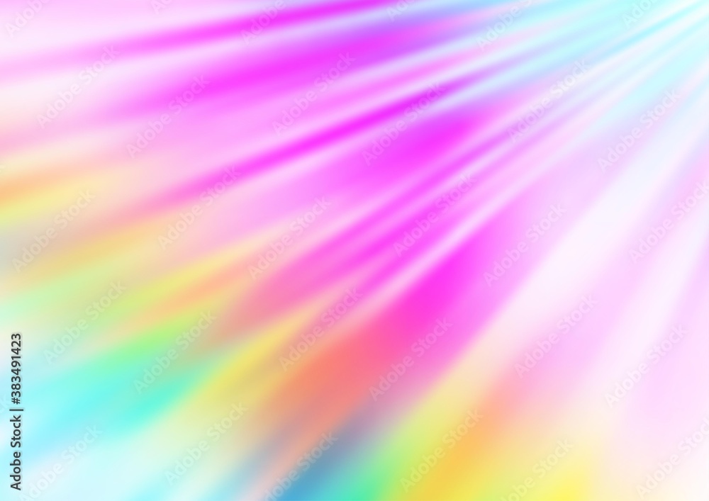 Fototapeta premium Light Multicolor, Rainbow vector layout with flat lines.