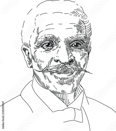 Slika na platnu George Washington Carver - american, nerd, mycologist, chemist, educator, teache