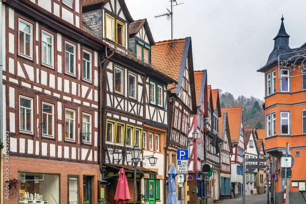 Street in Budingen, Germany