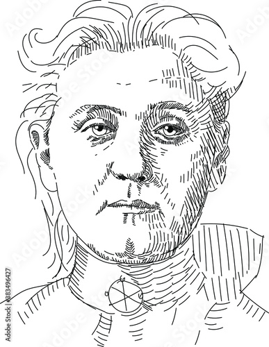 Jane Addams - American sociologist and philosopher, winner of the Nobel Peace Prize. President of the International Women's League for Peace and Freedom
