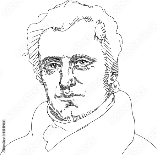 James Fenimore Cooper - American romantic writer, one of the founders of the adventure novel genre