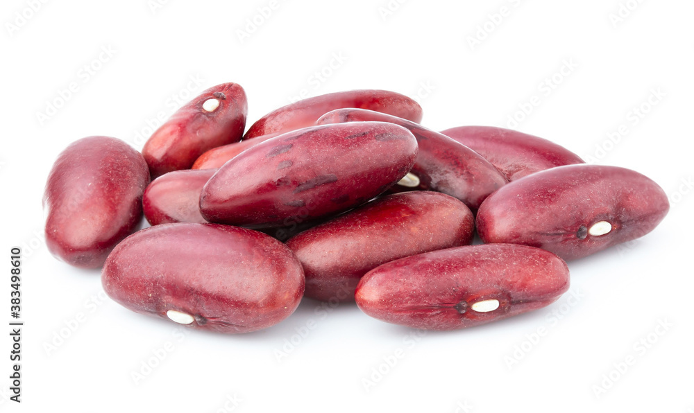red bean isolated on white background red bean isolated on white background