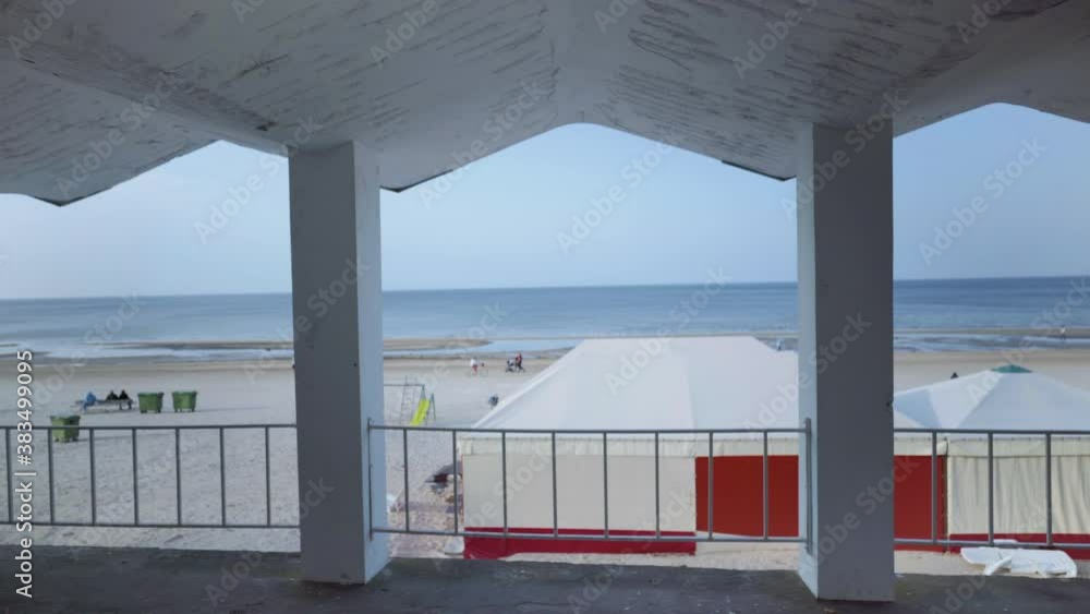 The beginning of autumn on the Baltic beach in Jurmala The beginning of autumn on the Baltic beach in Jurmala