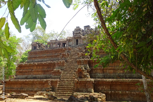 Cambodian temple in a jungle