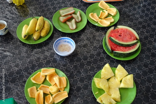 Selection of local fruit in Vietnam