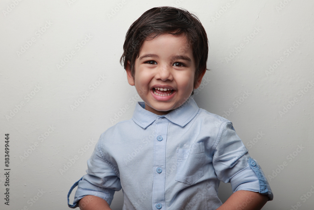 Cute little boy with a smiling face Cute little boy with a smiling face