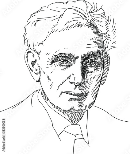 Louis Brandeis - American lawyer named after Brandeis University. Member of the Supreme Court of the United States