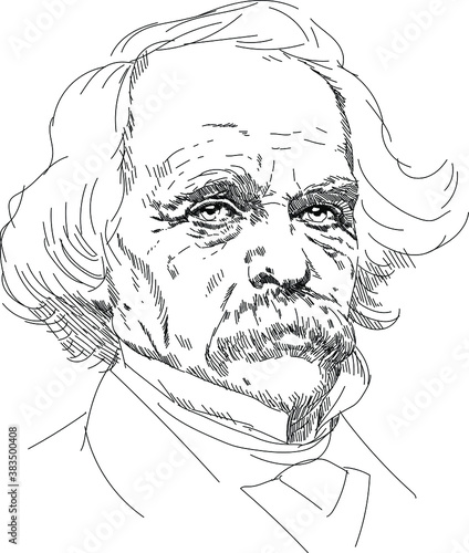 Nathaniel Hawthorne - one of the first and most recognized masters of american literature photo