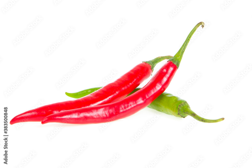 chilli isolated on white background chilli isolated on white background