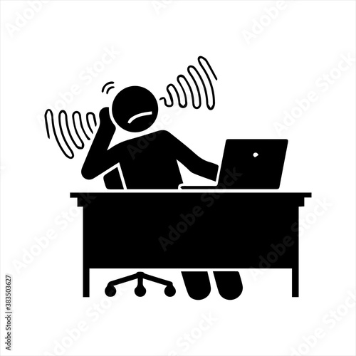 Annoyance, noisy icon