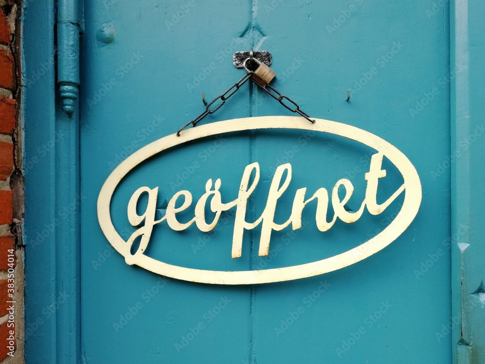 Obraz premium Türschild