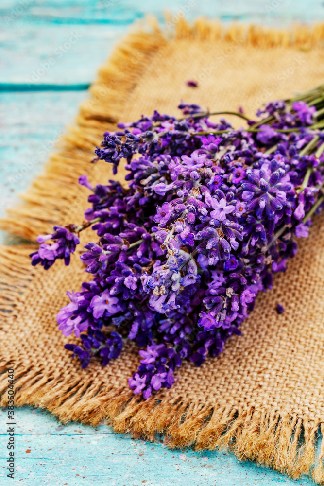A fresh bouquet of fragrant lavender A fresh bouquet of fragrant lavender