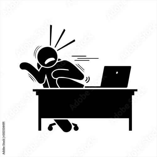 Shock, scared icon