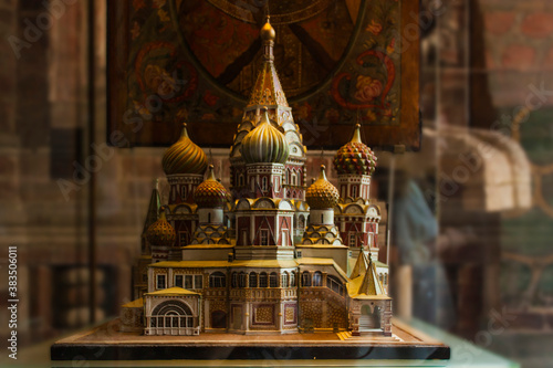 Interior Catedral de San Basilio, Ciudad de Moscu, Rusia. photo