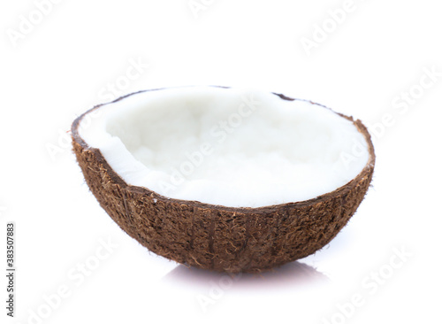 coconuts isolated on white background