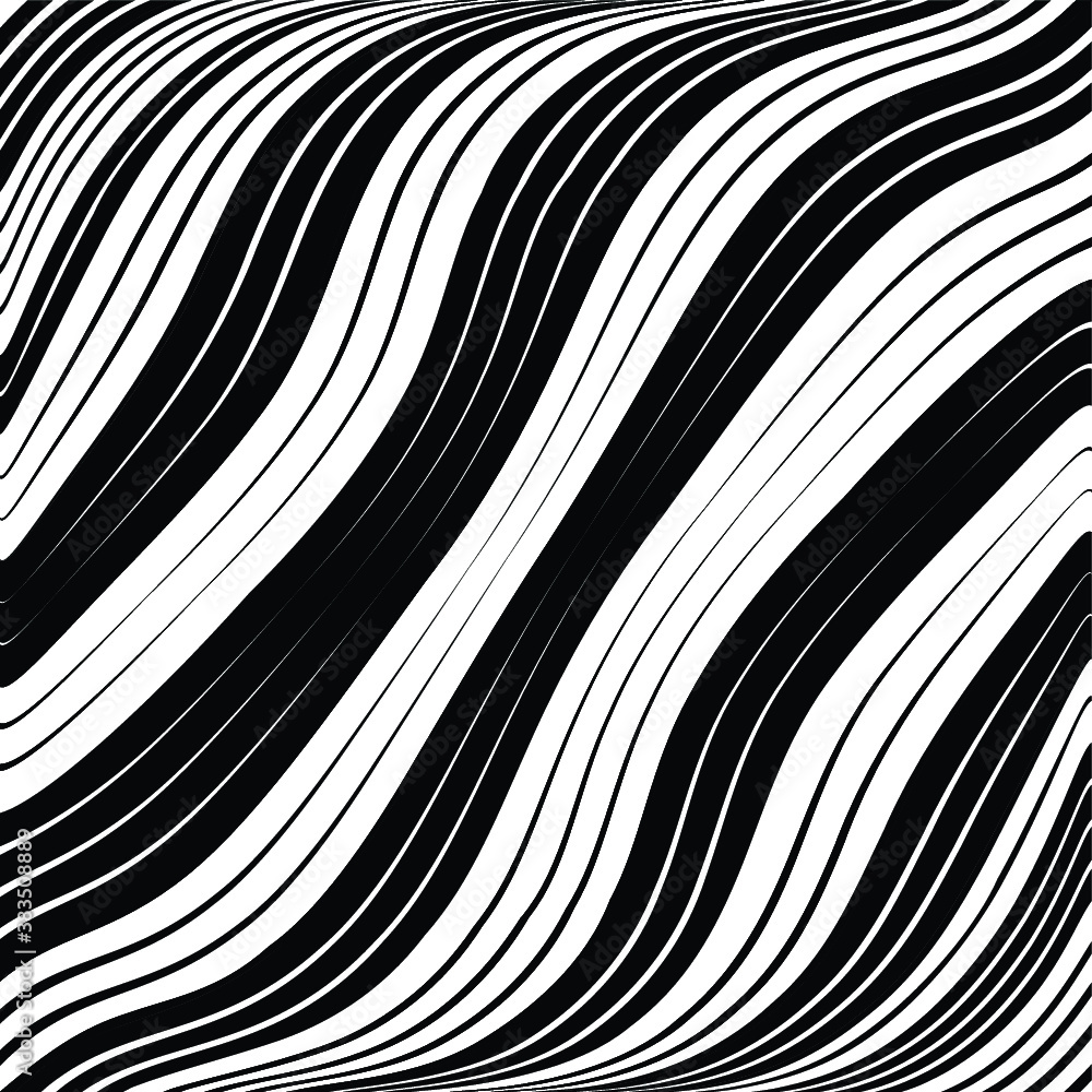 Abstract warped Diagonal Striped Background . Vector curved twisted slanting, waved lines texture
Abstract warped Diagonal Striped Background . Vector curved twisted slanting, waved lines texture