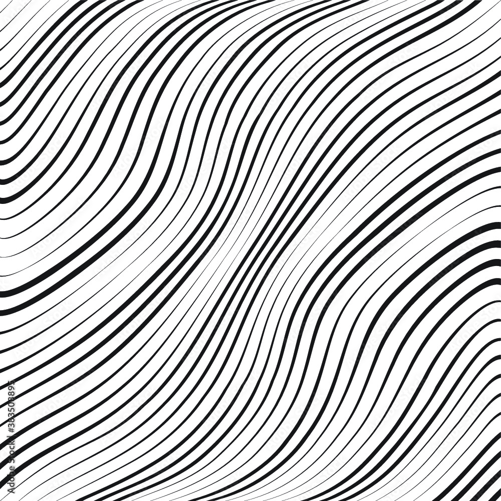Abstract warped Diagonal Striped Background . Vector curved twisted slanting, waved lines texture
Abstract warped Diagonal Striped Background . Vector curved twisted slanting, waved lines texture