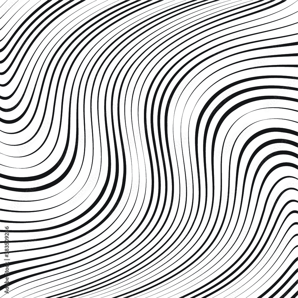 Abstract warped Diagonal Striped Background . Vector curved twisted slanting, waved lines texture
Abstract warped Diagonal Striped Background . Vector curved twisted slanting, waved lines texture