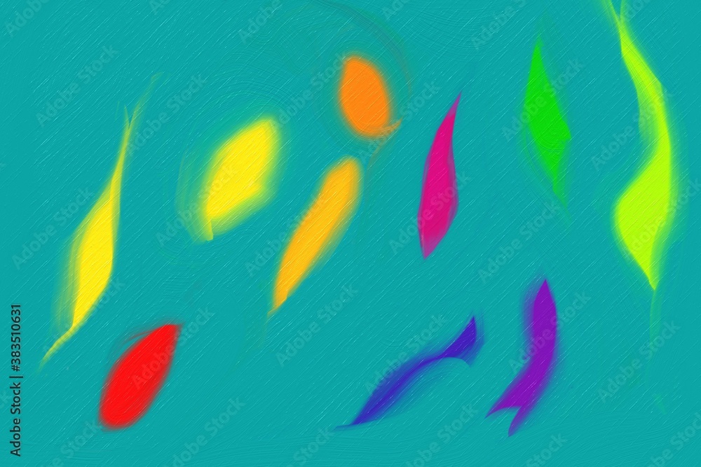 Canvas, colors, painting basics, brush Canvas, colors, painting basics, brush