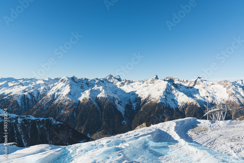  Panorama Of The Austrian Ski Resort Ischgl © Ms VectorPlus
