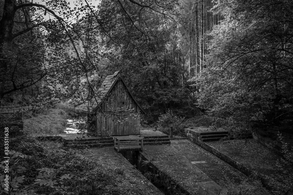 Autumn mood at the Niedere Schleuse Autumn mood at the Niedere Schleuse