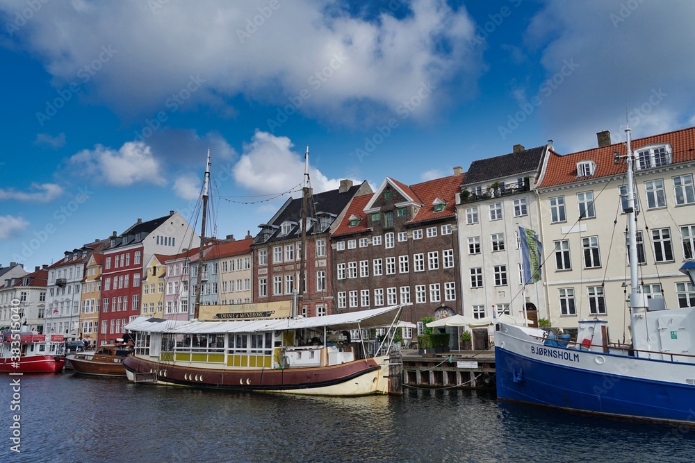 Copenhagen, Scandinavia, Europe, boats in Nyhavn