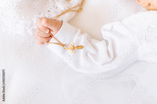 Fotografia The sacrament of the baptism of a child