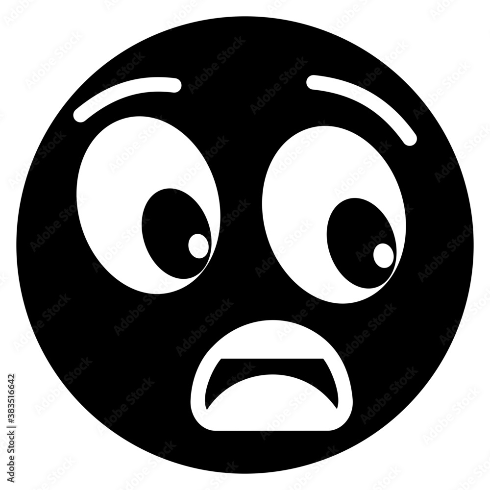 Fototapeta premium Shocked Emoji 
