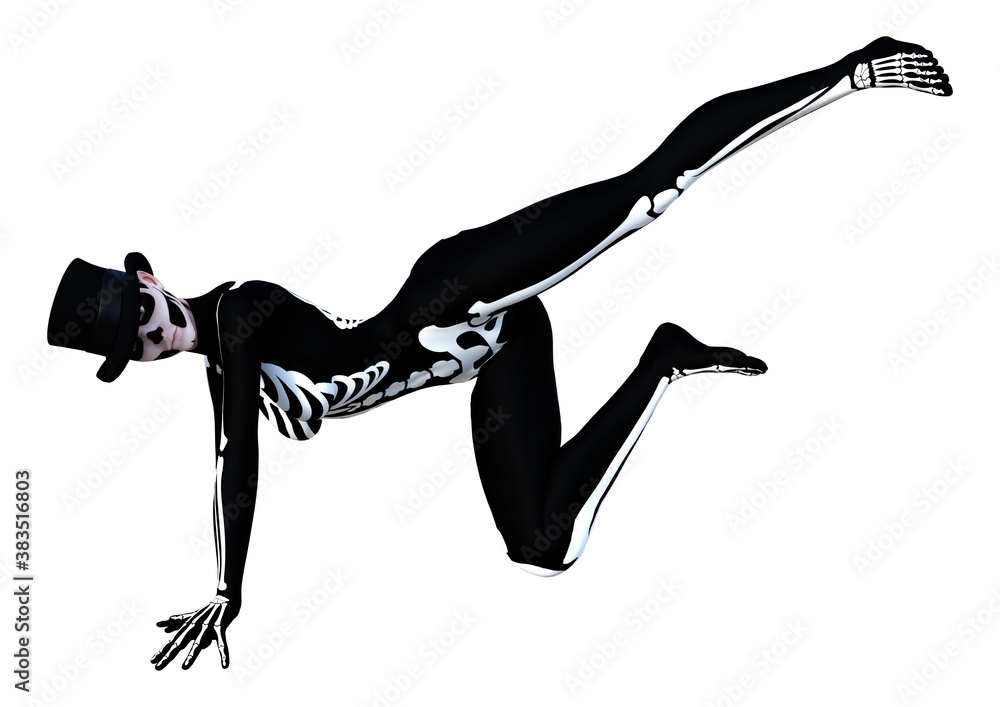 Fototapeta premium 3D Rendering Halloween Party