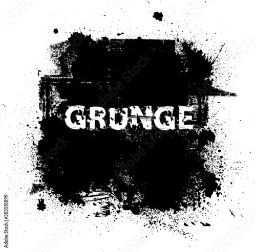 Texture Background. Circle Brush Stroke . Grunge Shape . vector 