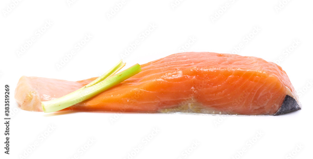 salmon isolated on white background salmon isolated on white background