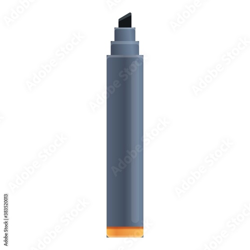 Calligraphy marker icon. Cartoon of calligraphy marker vector icon for web design isolated on white background