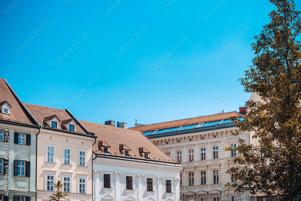 Fototapeta premium Antique building view in Old Town Bratislava, Slovakia