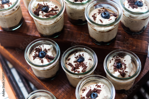 Westfälische Herrencreme, Cremedessert mit Rum und Schokolade