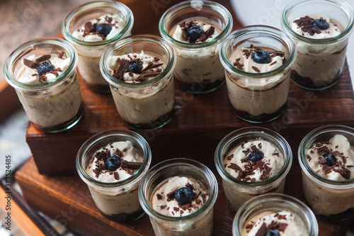 Westfälische Herrencreme, Cremedessert mit Rum und Schokolade