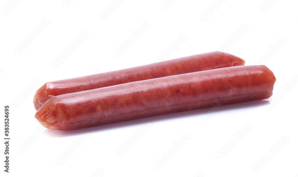 Sausage isolated on white background Sausage isolated on white background