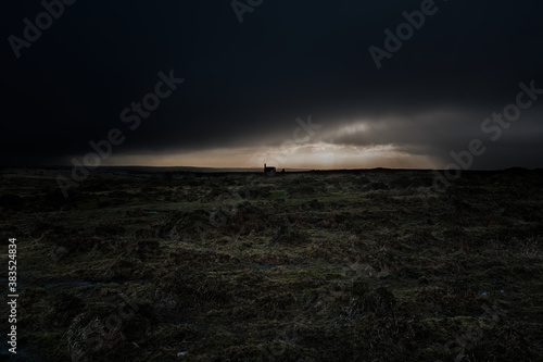 Light Hitting Abandoned Mine, Cornwall