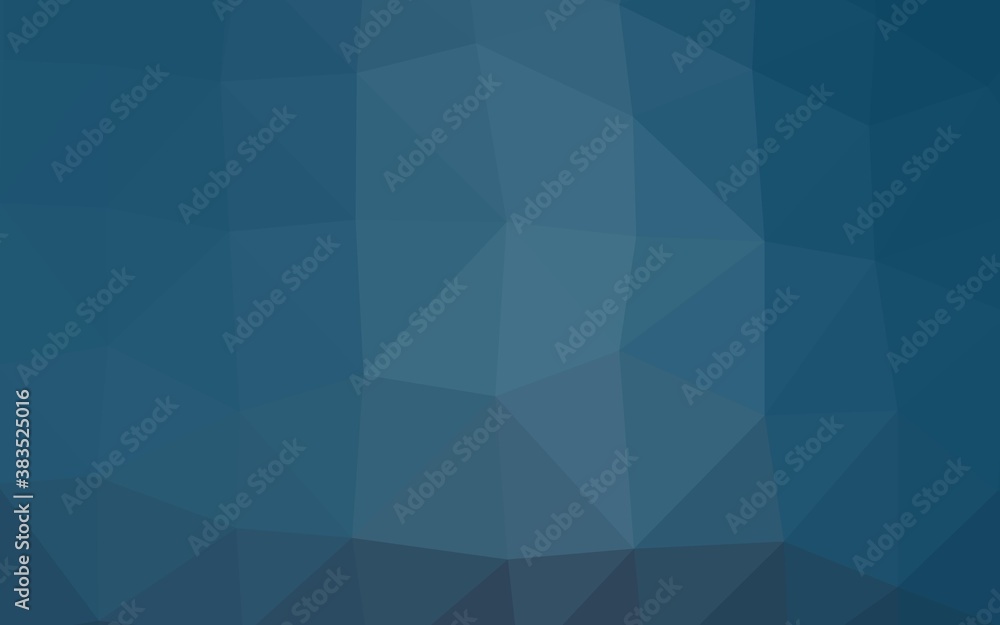 Light BLUE vector triangle mosaic cover. Light BLUE vector triangle mosaic cover.