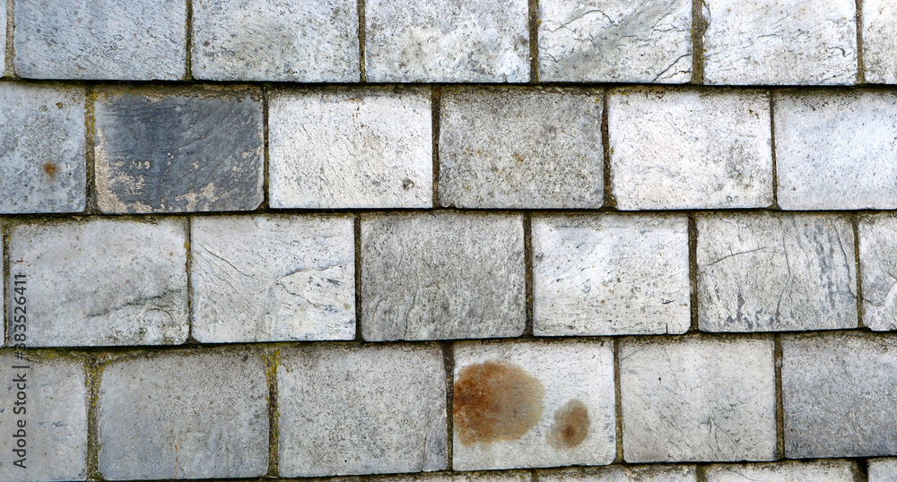 Obraz premium Textures of walls, floors, roofs, render, concrete, old and new.