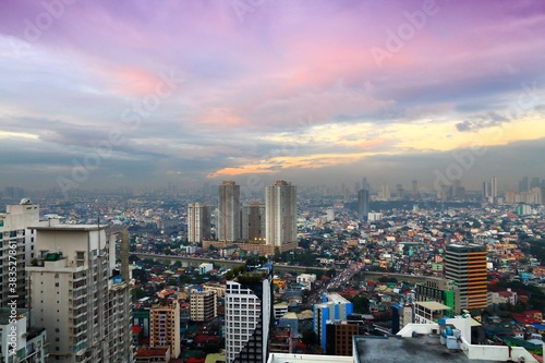 Makati city sunset photo