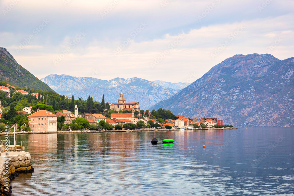 Beautiful Bay of Kotor in Montenegro