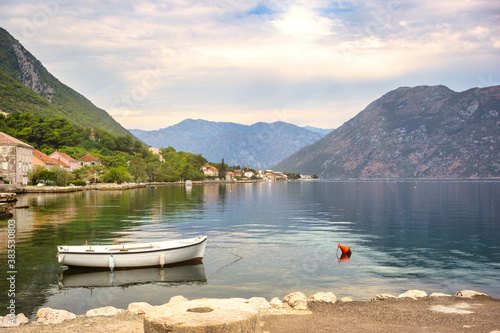 Beautiful bay of Kotor in Montenegro