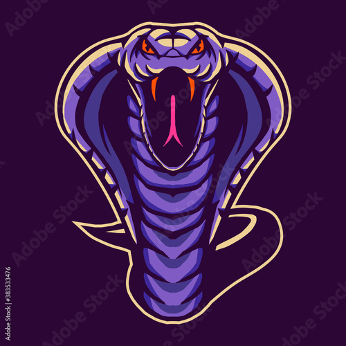 cobra snake vector illustration design